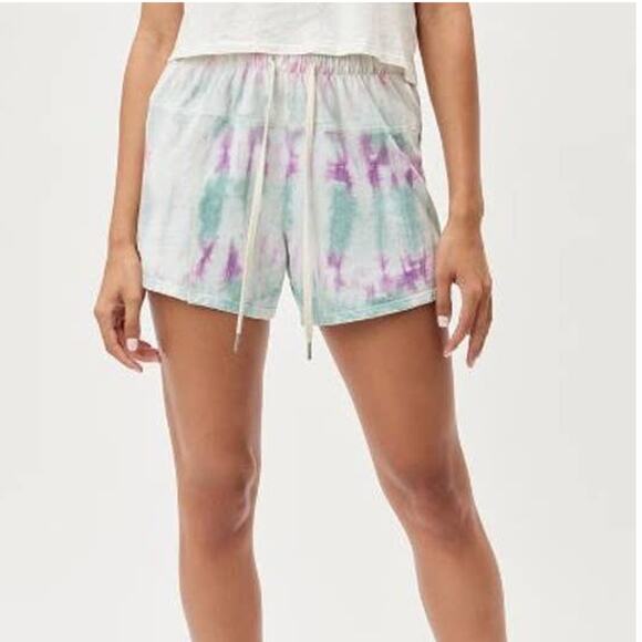John Elliott Pants - John Elliott Mineral x Opal Reconstructed Tie Dye Shorts NWT Size 1 Small
